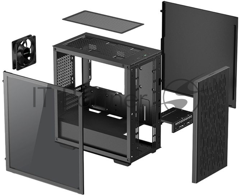 Корпус Deepcool MATREXX 40 черный без БП mATX 1x120mm 1xUSB2.0 1xUSB3.0 audio bott PSU