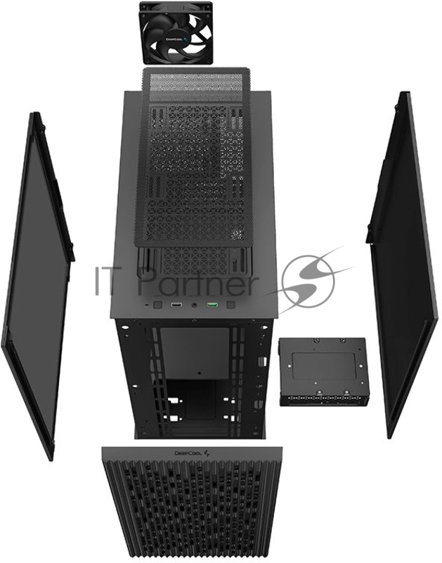 Корпус Deepcool MATREXX 40 черный без БП mATX 1x120mm 1xUSB2.0 1xUSB3.0 audio bott PSU
