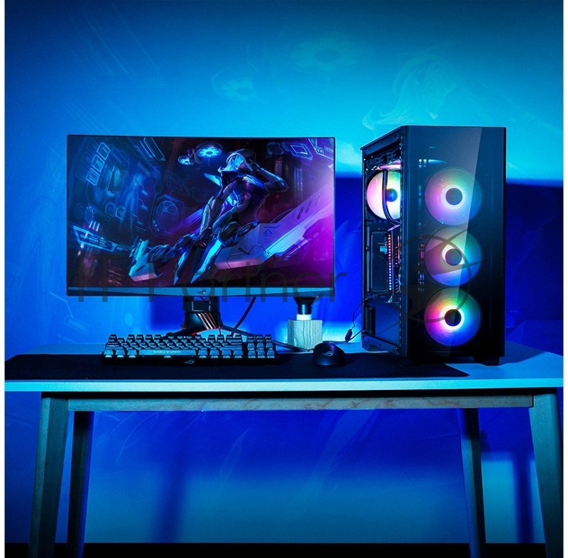 Корпус Deepcool MATREXX 50 черный без БП ATX 1x120mm 2xUSB2.0 1xUSB3.0 audio bott PSU