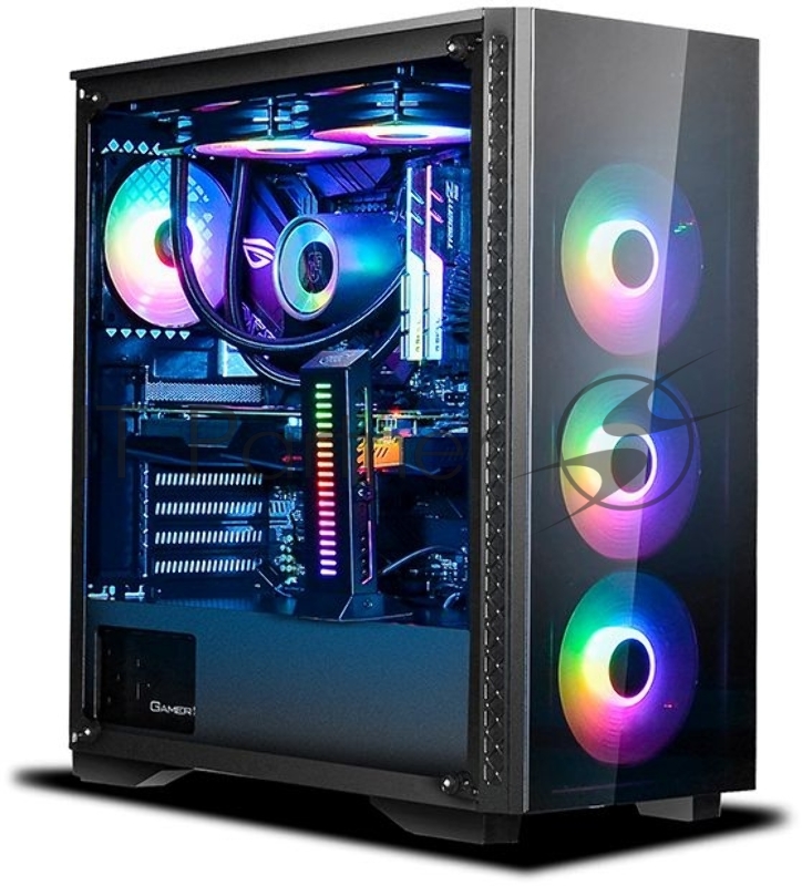 Корпус Deepcool MATREXX 50 черный без БП ATX 1x120mm 2xUSB2.0 1xUSB3.0 audio bott PSU