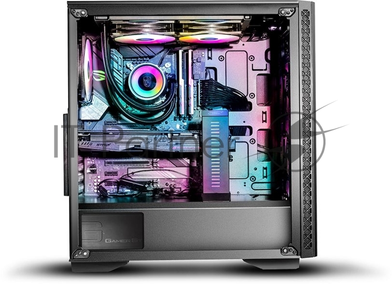 Корпус Deepcool MATREXX 50 черный без БП ATX 1x120mm 2xUSB2.0 1xUSB3.0 audio bott PSU