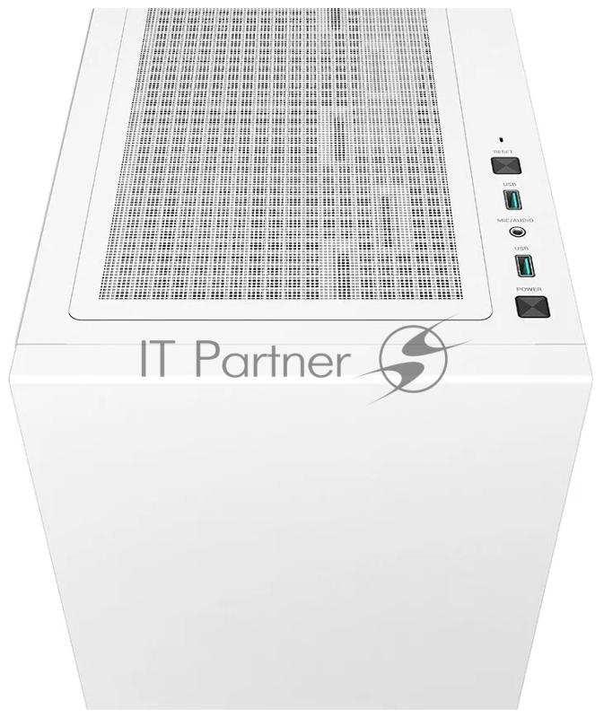 Корпус Deepcool CH510 WH без БП, боковое окно (закаленное стекло), 1x120мм вентилятор сзади, белый, ATX