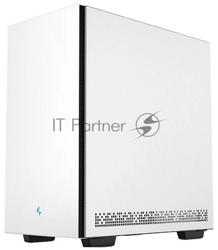 Корпус Deepcool CH510 WH без БП, боковое окно (закаленное стекло), 1x120мм вентилятор сзади, белый, ATX