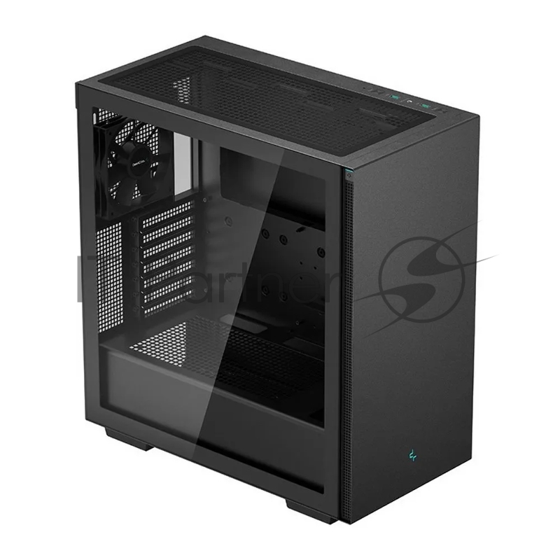Корпус Deepcool CH510 без БП, боковое окно (закаленное стекло), 1x120мм вентилятор сзади, черный, ATX