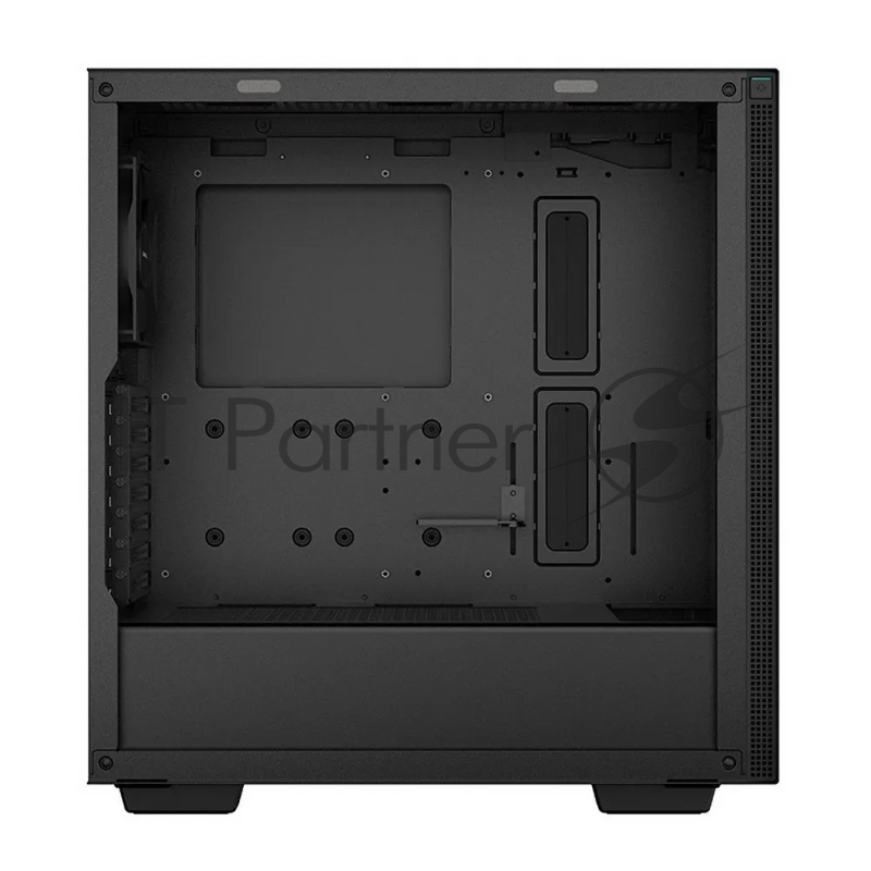 Корпус Deepcool CH510 без БП, боковое окно (закаленное стекло), 1x120мм вентилятор сзади, черный, ATX