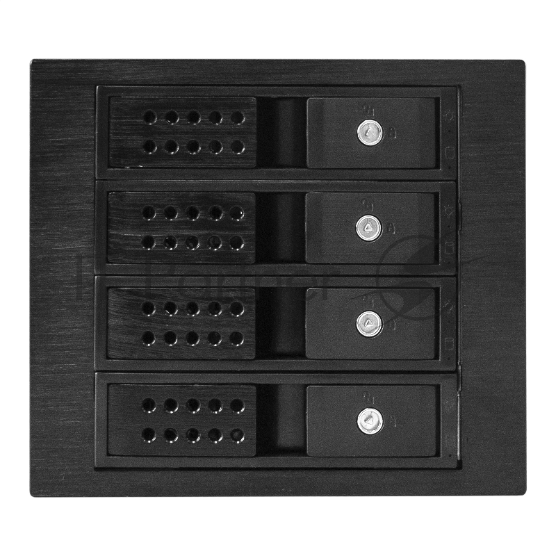 Корзина для HDD ExeGate EX291657RUS HS435-02 (универсальная, на 4*3,5/2.5 SATA HDD, занимает 3*5,25 отсека, RTL)