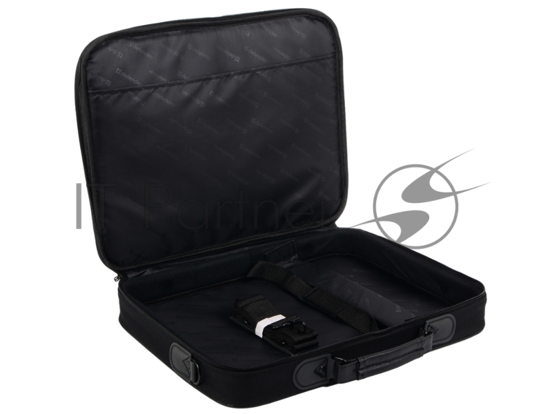 Сумка для ноутбука Defender Ascetic 15-16 черный, жесткий каркас, карман