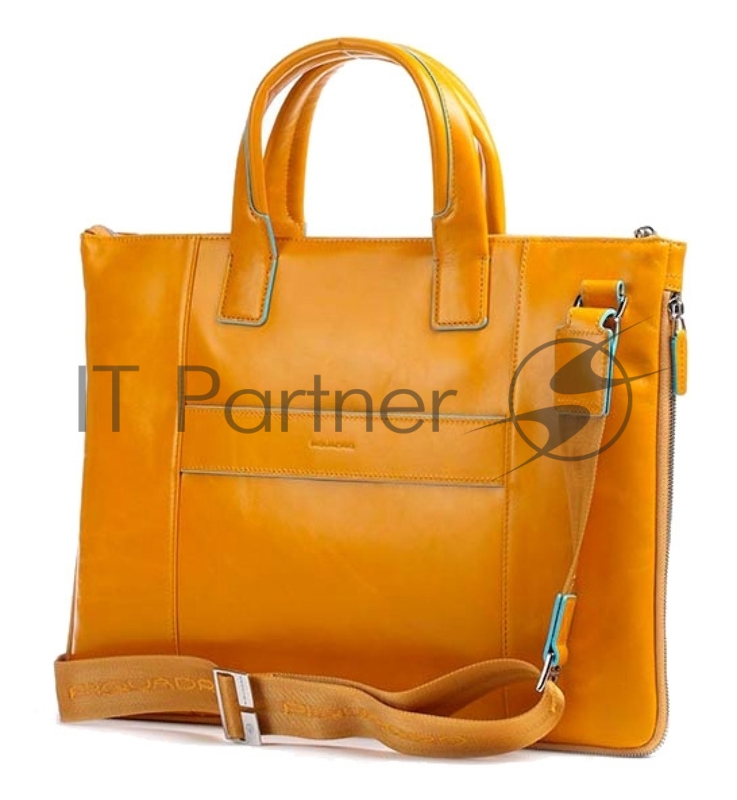 Сумка для ноутбука Piquadro Blue Square CA4021B2/G9 горчичный натур.кожа