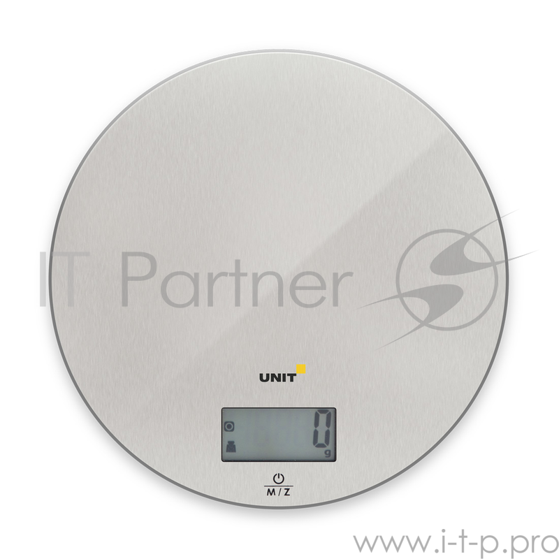 Весы кухонные электронные UNIT UBS-2150 стекло, сталь, 5кг. 1гр.