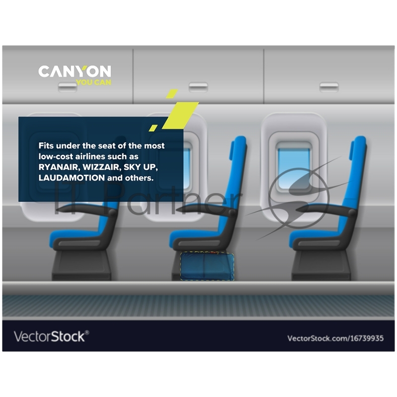 Рюкзак CANYON cabin size backpack for 15.6 laptop ,polyester ,gray