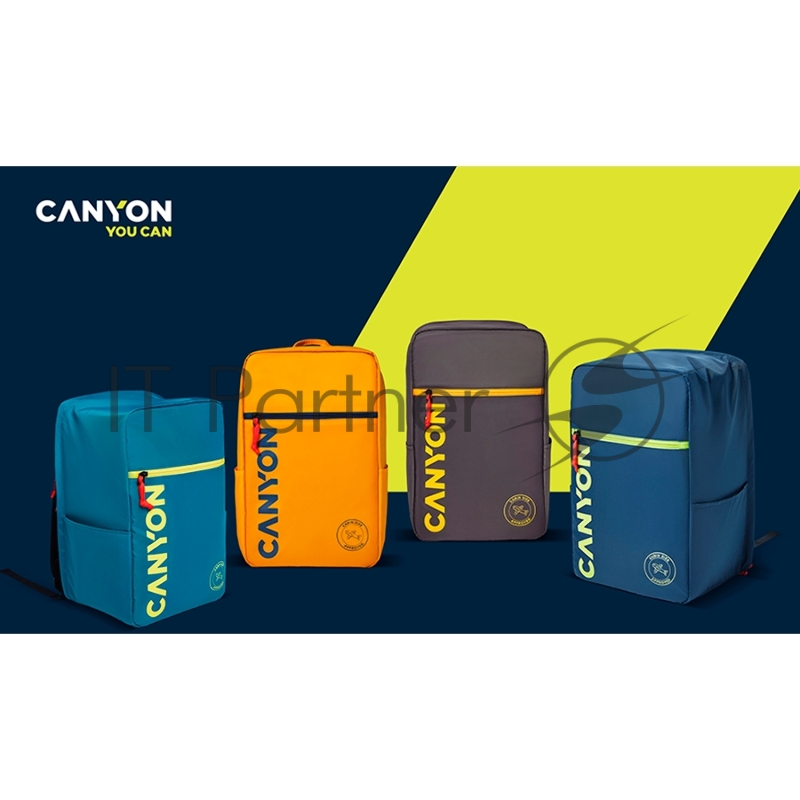 Рюкзак CANYON cabin size backpack for 15.6 laptop ,polyester ,yellow
