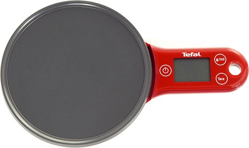 Весы кухонные электронные TEFAL BC2530VO красный/серый