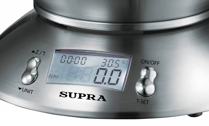 Весы кухонные электронные Supra BSS-4095 макс.вес:5кг серебристый