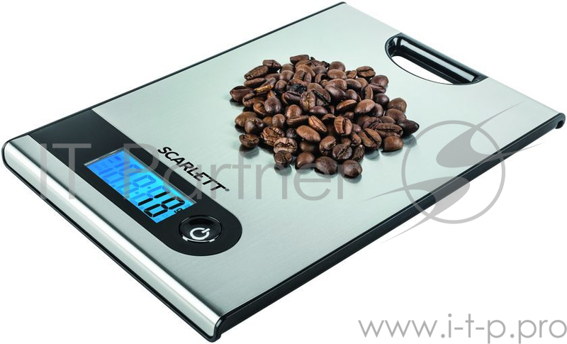 Весы кухонные электронные Scarlett SC-KS57P98 макс.вес:5кг стальной