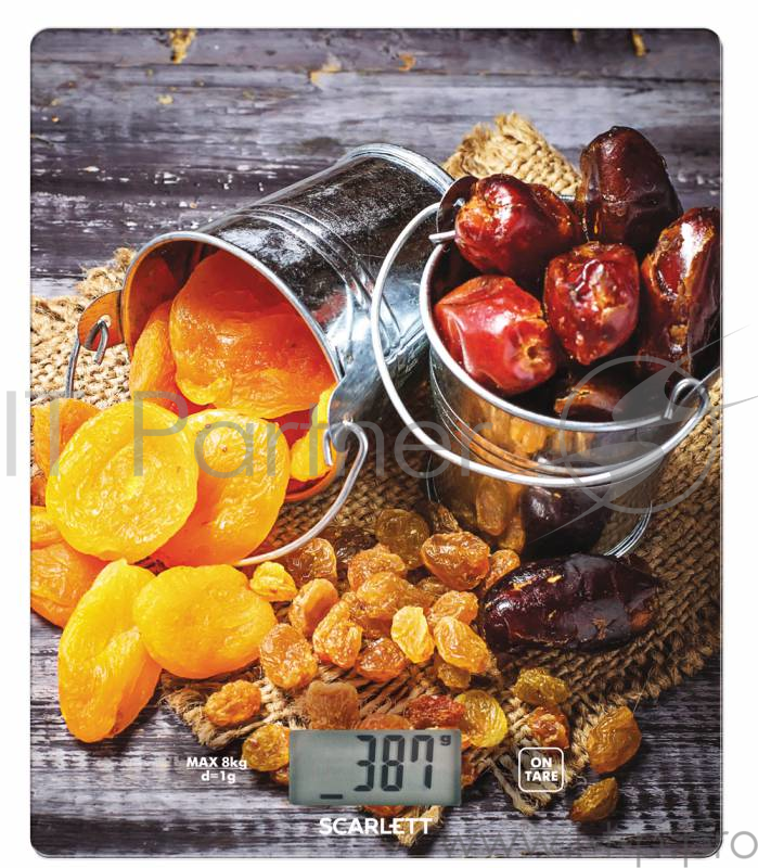 Весы кухонные электронные Scarlett SC-KS57P33 макс.вес:8кг рисунок