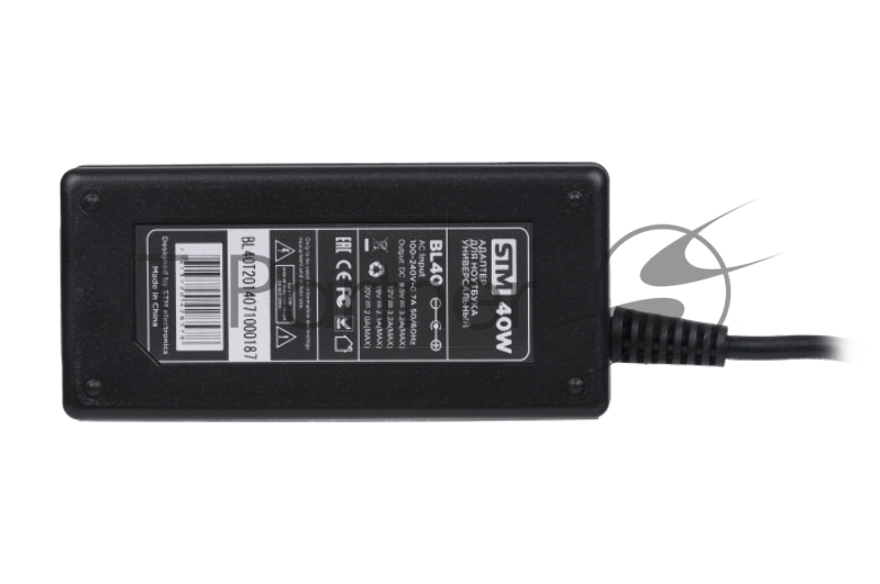 Универсальный адаптер для ноутбуков на 40Ватт Адаптер для ноутбуков STM BL40, 40W, Net