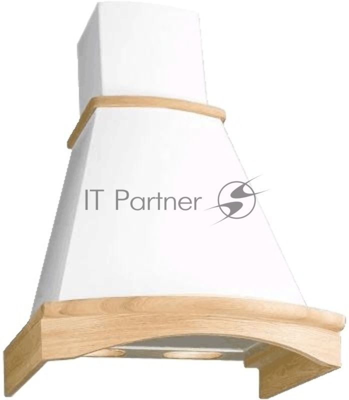 Вытяжка каминная Elikor Ротонда 50П-650-П3Л бежевый/неокрашенный дуб управление: ползунковое (1 мотор)