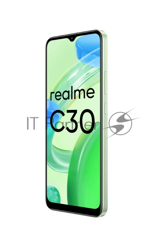 Смартфон Realme C30 32Gb 2Gb зеленый моноблок 3G 4G 6.5 720x1600 Android 11 8Mpix 802.11 b/g/n GPS GSM900/1800 GSM1900 TouchSc