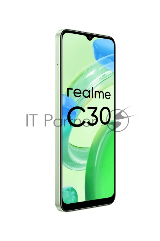 Смартфон Realme C30 32Gb 2Gb зеленый моноблок 3G 4G 6.5 720x1600 Android 11 8Mpix 802.11 b/g/n GPS GSM900/1800 GSM1900 TouchSc
