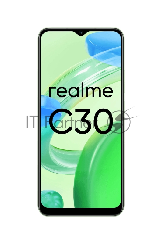 Смартфон Realme C30 32Gb 2Gb зеленый моноблок 3G 4G 6.5 720x1600 Android 11 8Mpix 802.11 b/g/n GPS GSM900/1800 GSM1900 TouchSc