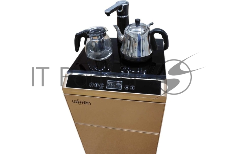 Кулер для воды c чайником VATTEN L49QEAT Tea Bar, напольный, ОХЛАЖДЕНИЕ ЭЛЕКТРОННОЕ, шкаф, 1 кран, 5727
