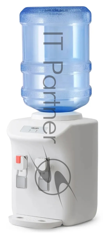 Кулер для воды VATTEN D27WE, настольный, НАГРЕВ/ОХЛАЖДЕНИЕ ЭЛЕКТРОННОЕ, 2 крана, белый, 7025