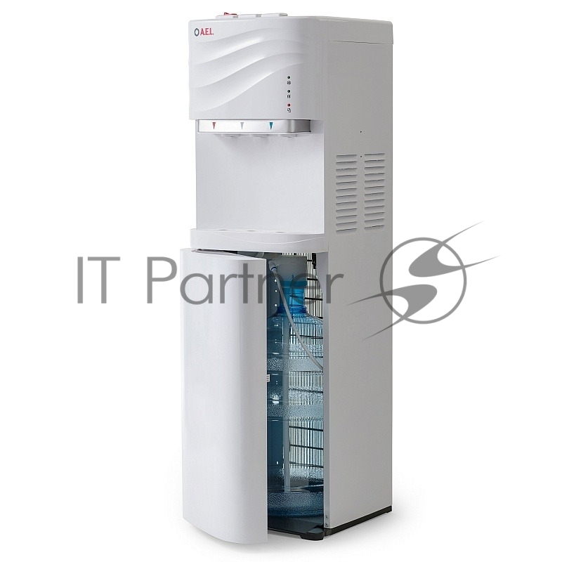 Кулер для воды AEL LC-AEL-840а, напольный, НАГРЕВ/ОХЛАЖДЕНИЕ КОМПРЕССОРНОЕ, 3 крана, белый, 00226