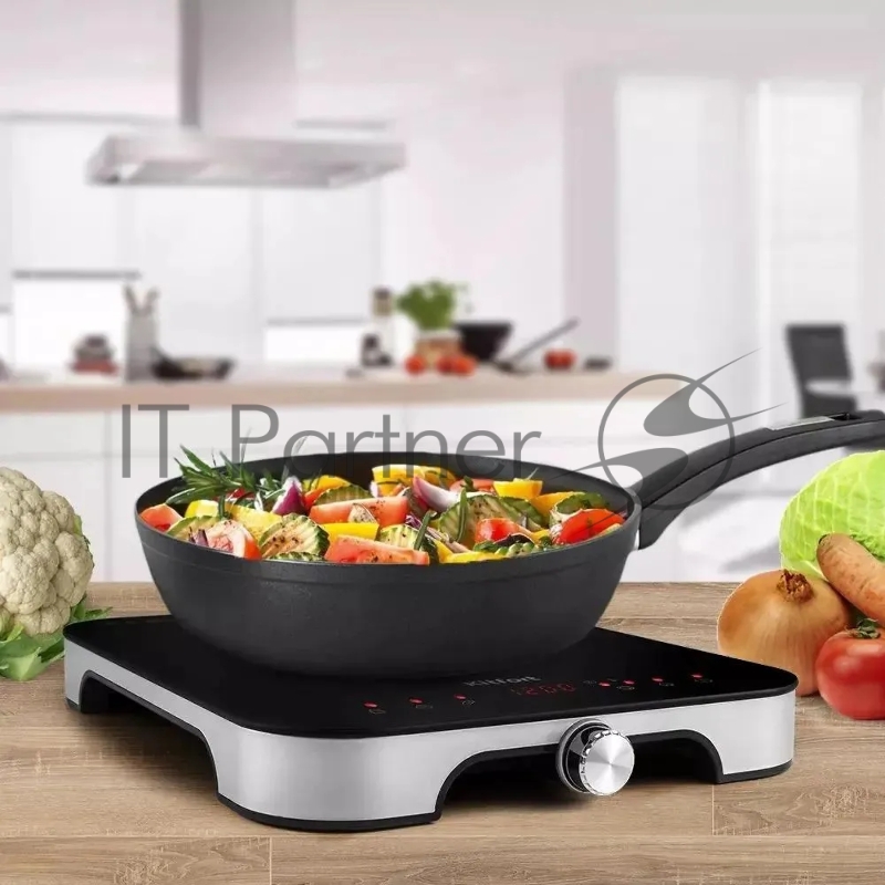 Плита Индукционная Kitfort КТ-148 черный (настольная)