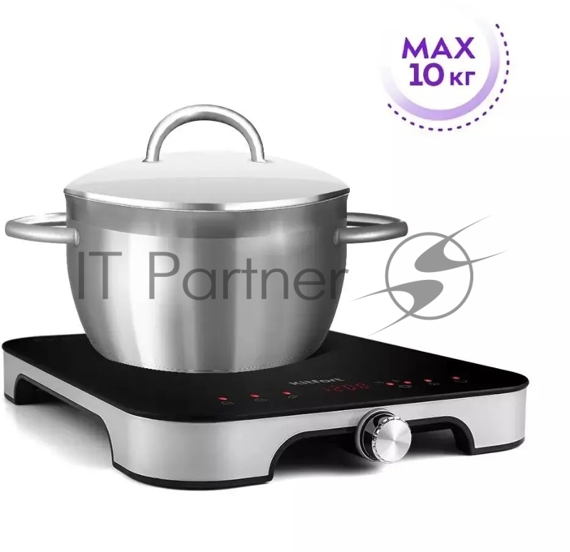 Плита Индукционная Kitfort КТ-148 черный (настольная)
