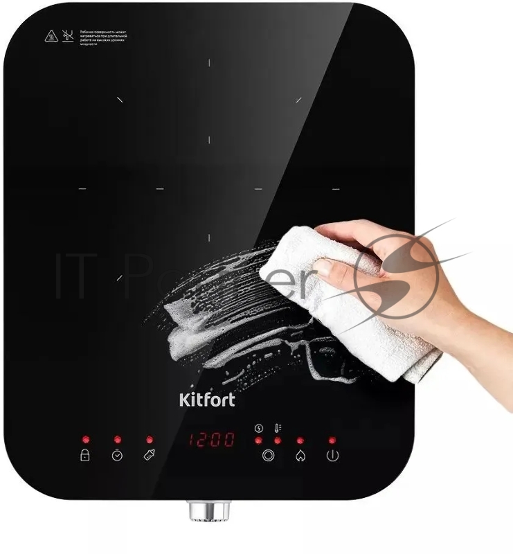 Плита Индукционная Kitfort КТ-148 черный (настольная)