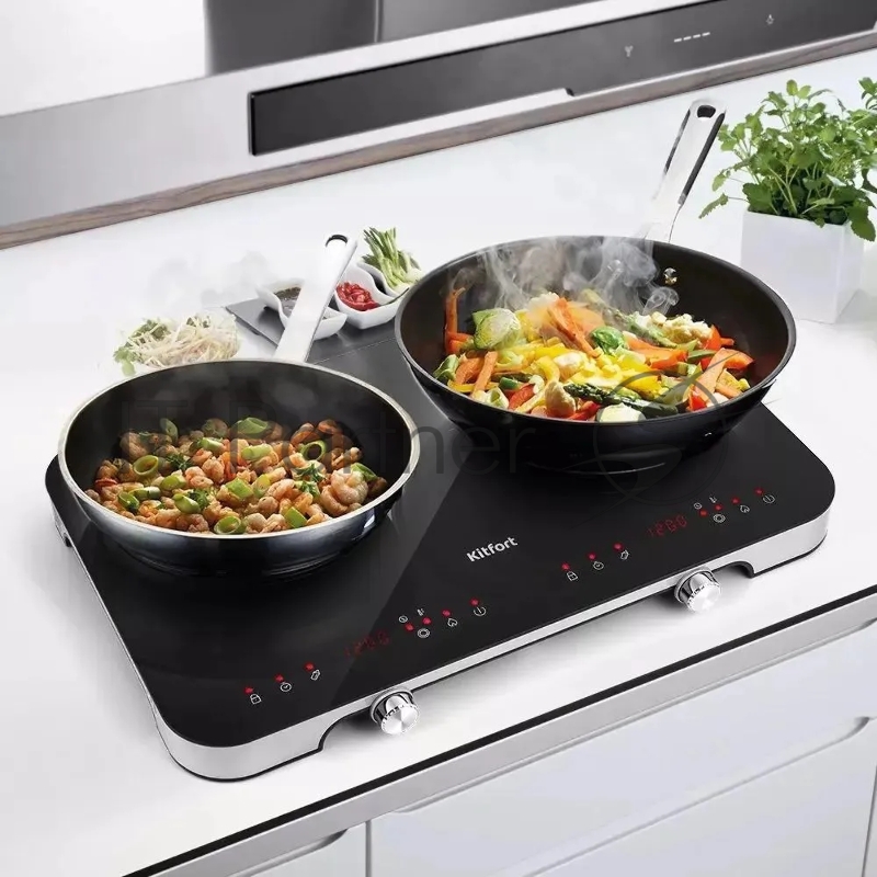 Плита Индукционная Kitfort КТ-149 черный (настольная)