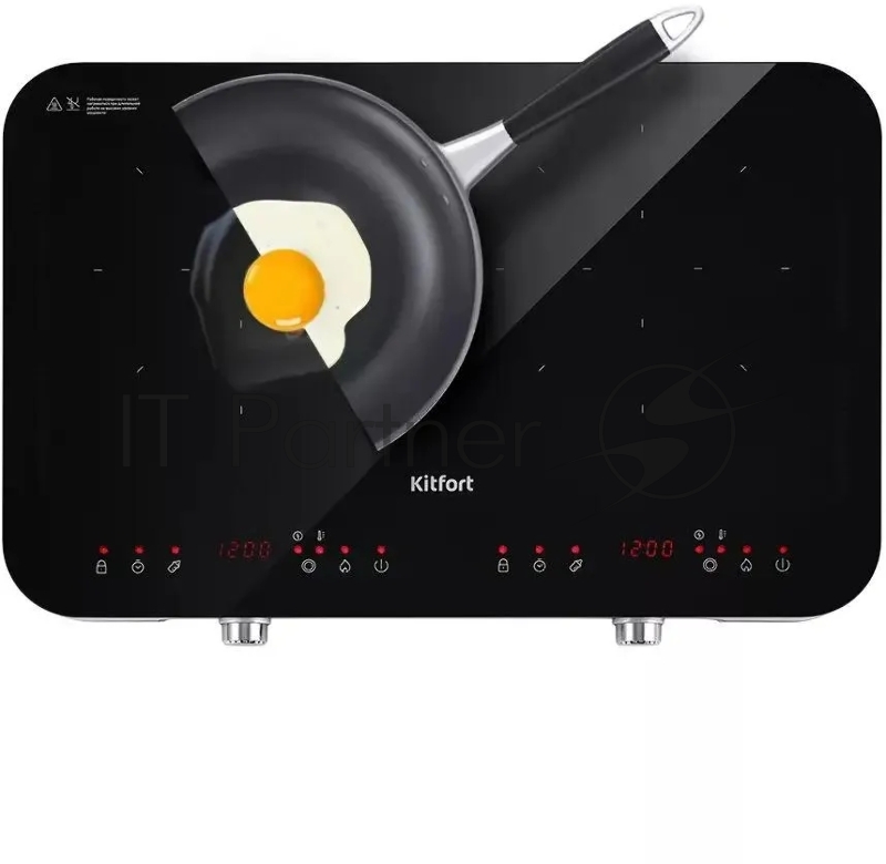 Плита Индукционная Kitfort КТ-149 черный (настольная)