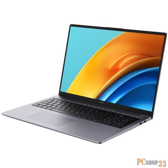 Ноутбук Huawei MateBook D 16 Core i5 12500H 16Gb SSD512Gb Intel Iris Xe graphics 16 IPS (1920x1200) Windows 11 Home grey WiFi BT Cam