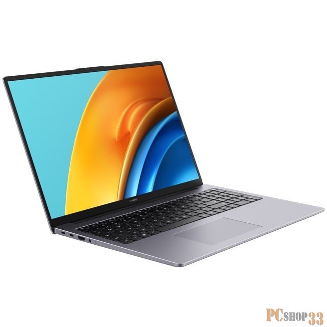 Ноутбук Huawei MateBook D 16 Core i5 12500H 16Gb SSD512Gb Intel Iris Xe graphics 16 IPS (1920x1200) Windows 11 Home grey WiFi BT Cam