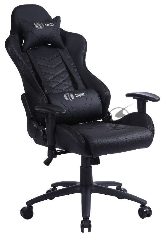 Кресло игровое Cactus CS-CHR-0099BL черный сиденье черный эко.кожа с подголов. крестовина металл пластик черный