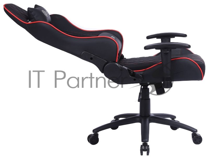 Кресло игровое Cactus CS-CHR-030BLR черный/красный сиденье черный/красный эко.кожа с подголов. крестовина металл пластик черный