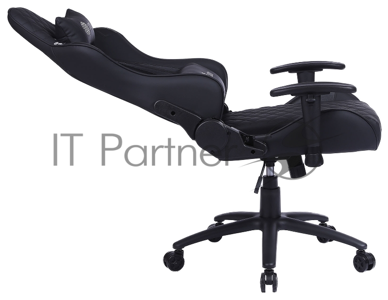 Кресло игровое Cactus CS-CHR-030BL черный сиденье черный эко.кожа с подголов. крестовина металл пластик черный