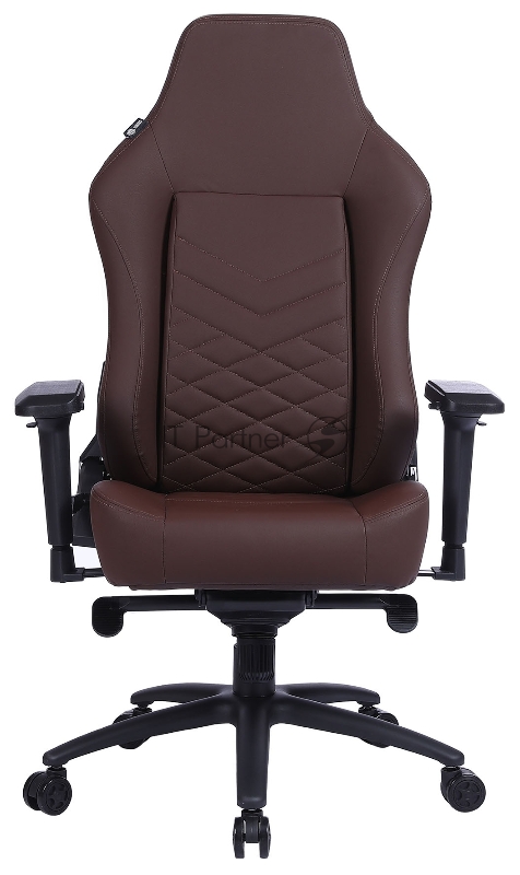 Кресло игровое Cactus CS-CHR-0112BR коричневый сиденье коричневый эко.кожа с подголов. крестовина металл пластик черный