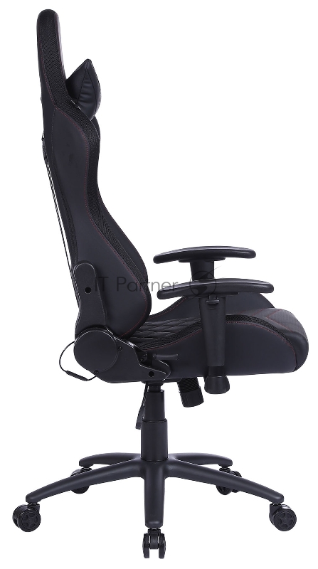 Кресло игровое Cactus CS-CHR-0099BLR черный/красный сиденье черный/красный эко.кожа с подголов. крестовина металл пластик черный