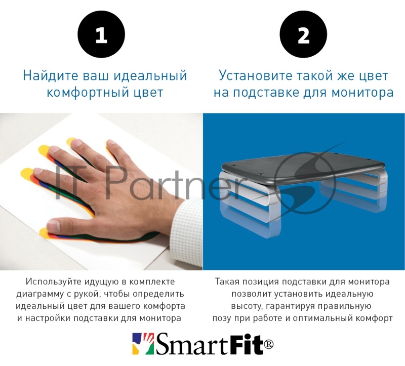 Подставка Kensington SmartFit черный/серый (60089)