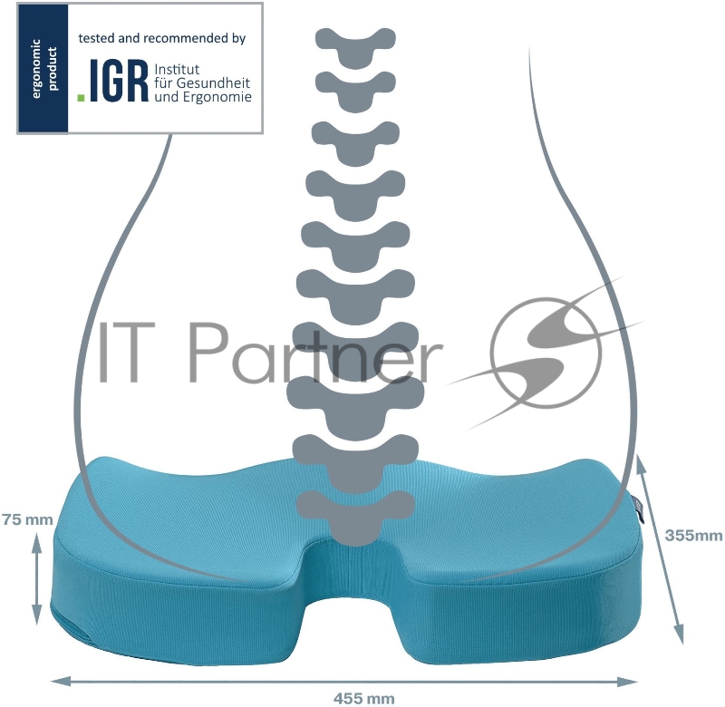Поддерживающая подушка Leitz Ergo Cosy синий (52840061)