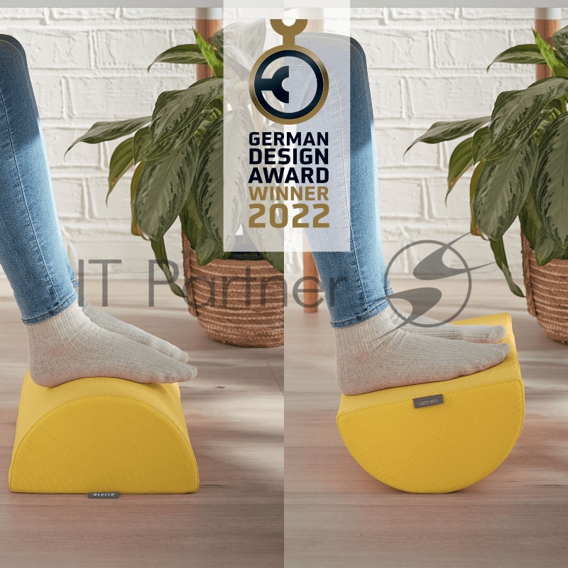 Подставка для ног Leitz Ergo Cosy желтый (53710019)