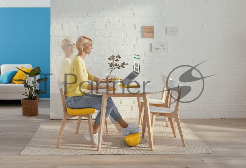 Подставка для ног Leitz Ergo Cosy желтый (53710019)