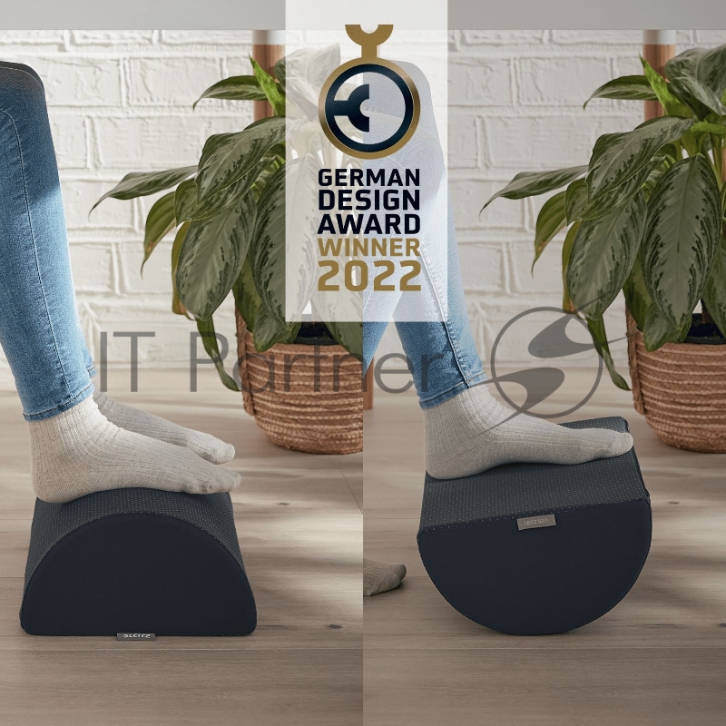 Подставка для ног Leitz Ergo Cosy серый (53710089)