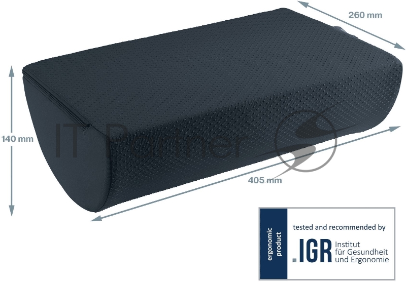 Подставка для ног Leitz Ergo Cosy серый (53710089)