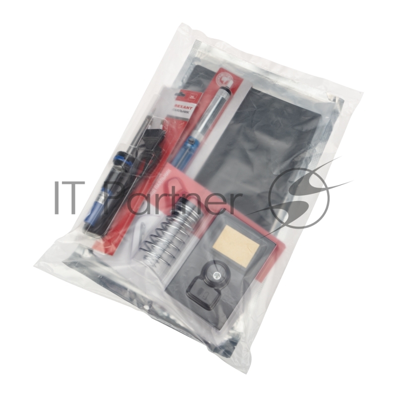 Набор К21 для пайки REXANT продвинутый 2 (паяльник, сменное жало, подставка, экстрактор, коврик)