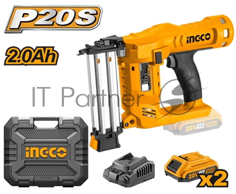 Аккумуляторный гвоздезабиватель Li-lon Ingco CBNLI2002