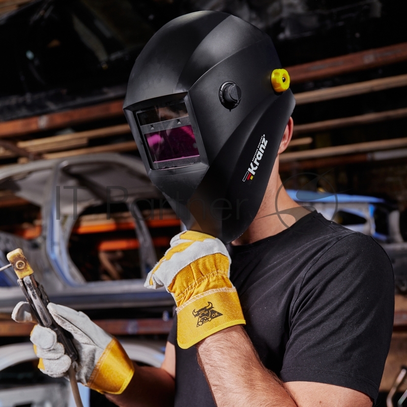 Маска сварщика с автоматическим светофильтром «Хамелеон» АСФ 777 KRANZ