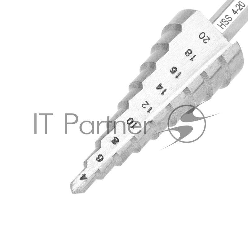 Сверло по металлу ступенчатое 4,0-20,0 мм 76 mm 62 HRC Kranz