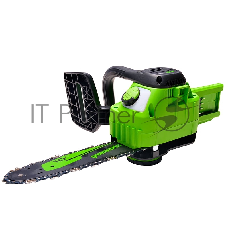 Цепная пила аккумуляторная GreenWorks G24CS25K4, 24V, 25см, c АКБ 4Ач и ЗУ (2007707UB)